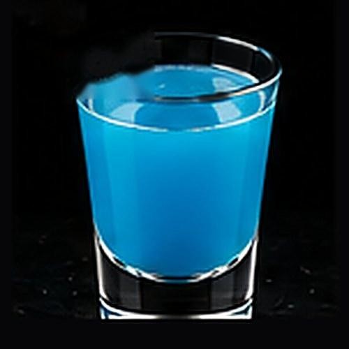 AMF classic cocktail on a dark bar background