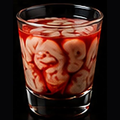 Brain Hemorrhage classic shot on a dark bar background