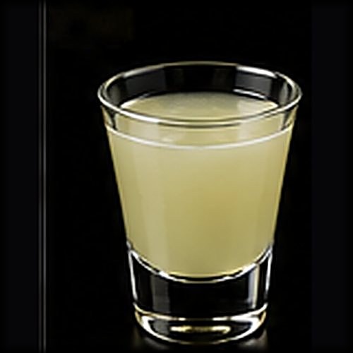 Gimlet classic cocktail on a dark bar background