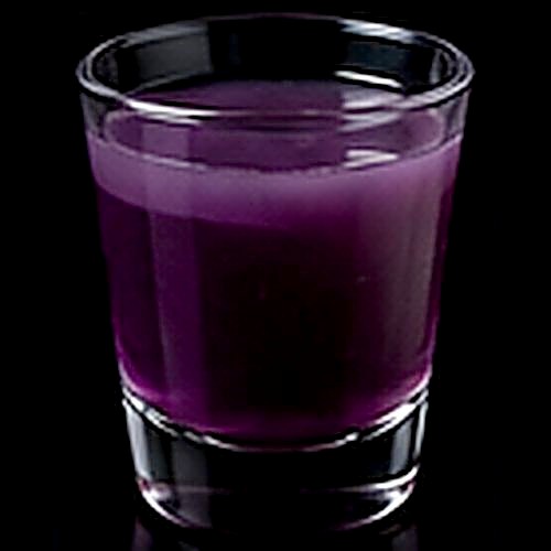 Grape Ape classic shot on a dark bar background