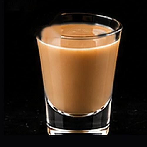 Oatmeal Cookie classic shot on a dark bar background