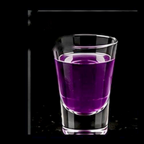 Purple Rain classic shot on a dark bar background