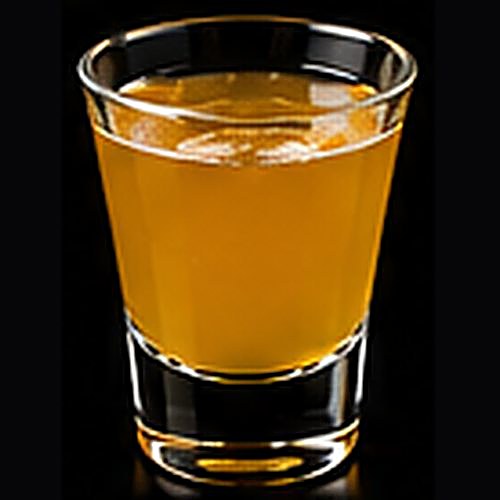 Sidecar classic cocktail on a dark bar background
