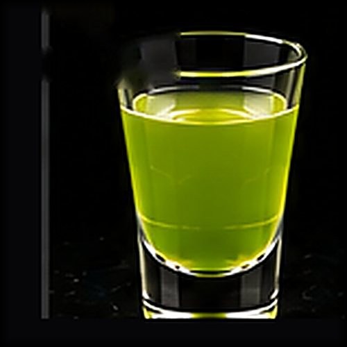 Toxic Waste classic shot on a dark bar background